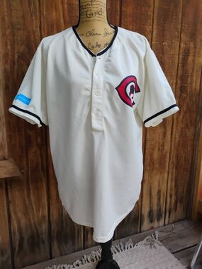 Chicago Cubs 1916 Replica Throwback Jersey with Black Trim and Blue Logo